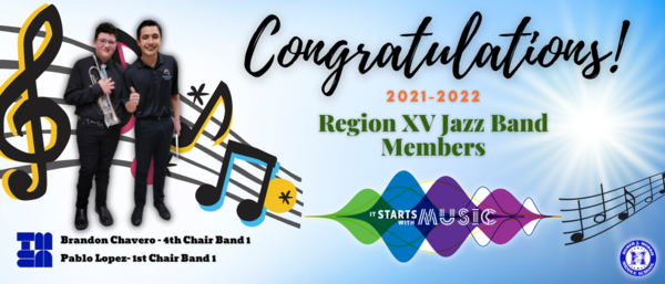 2021-2022 All-Region Jazz Band